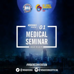 The WBA Medical Seminar Will Be Focused On Anti-Doping Issues