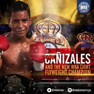 Cañizales dominated Konishi and is the new WBA Champion