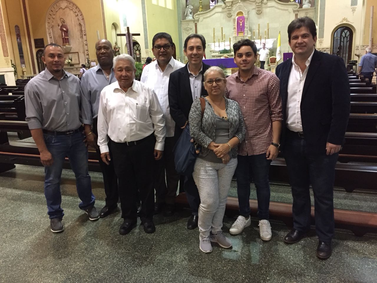 A mass was held in honor of Gilberto Mendoza in Panama