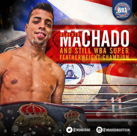 Alberto Machado - WBA Honorable Mention October 2018