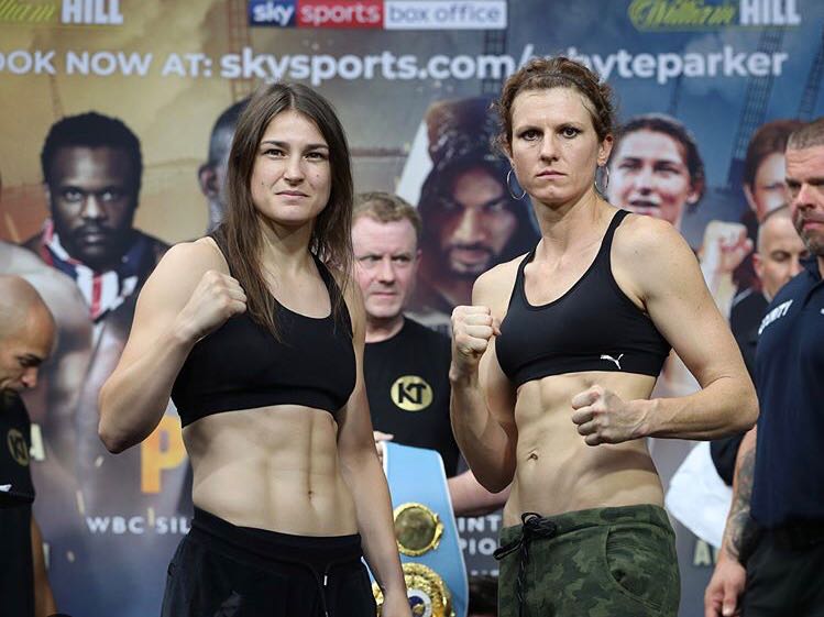 Katie Taylor and Connor Make Weight