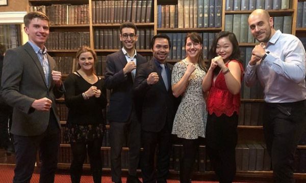 Pacquiao's speech comes to Oxford and Cambridge