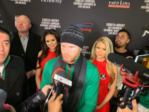 Canelo and Fielding prefer to speak in the ring this Saturday