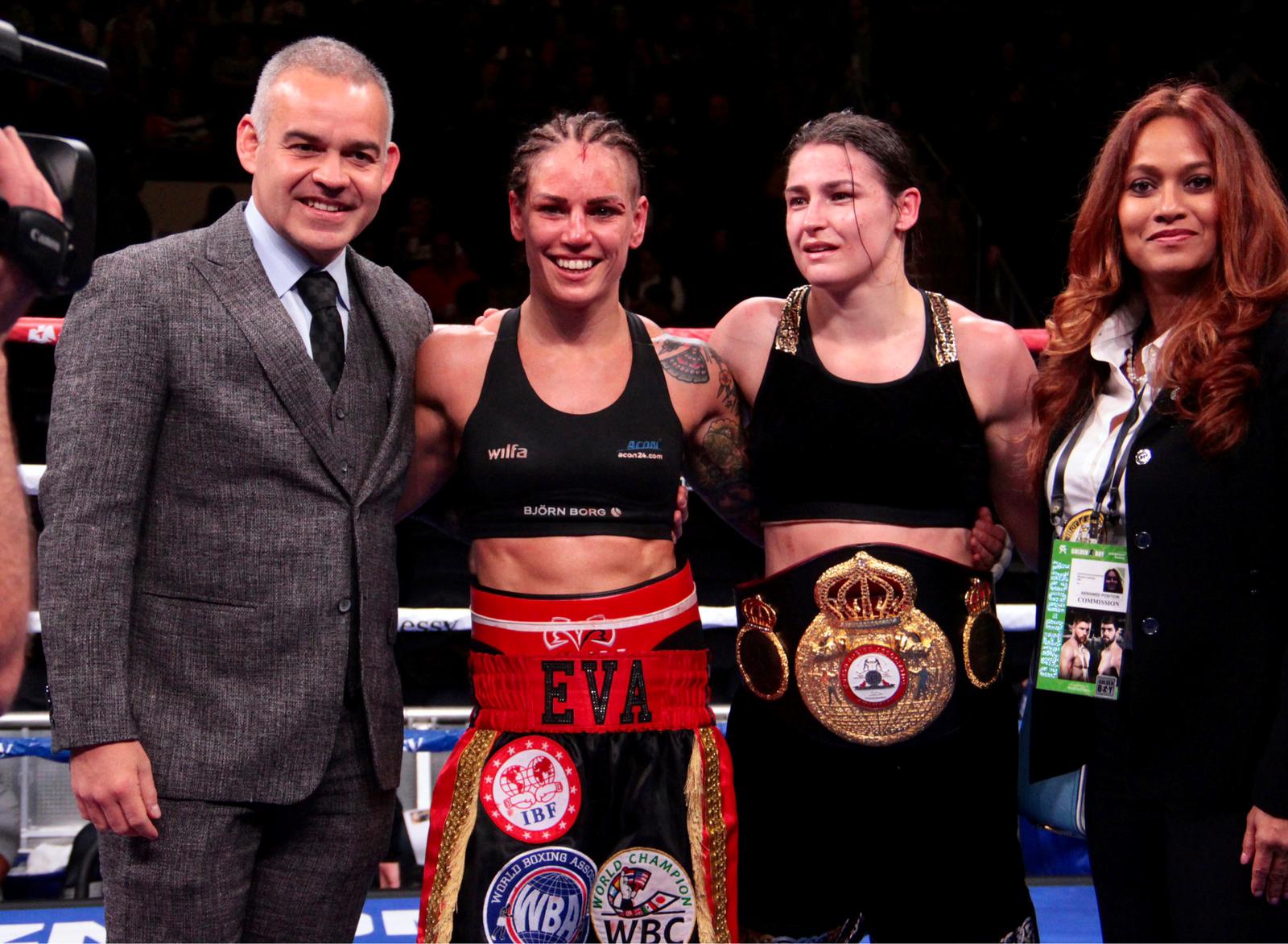 Brilliant defense by Katie Taylor at MSG