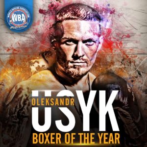 Oleksandr Usyk is the WBA Boxer of the Year