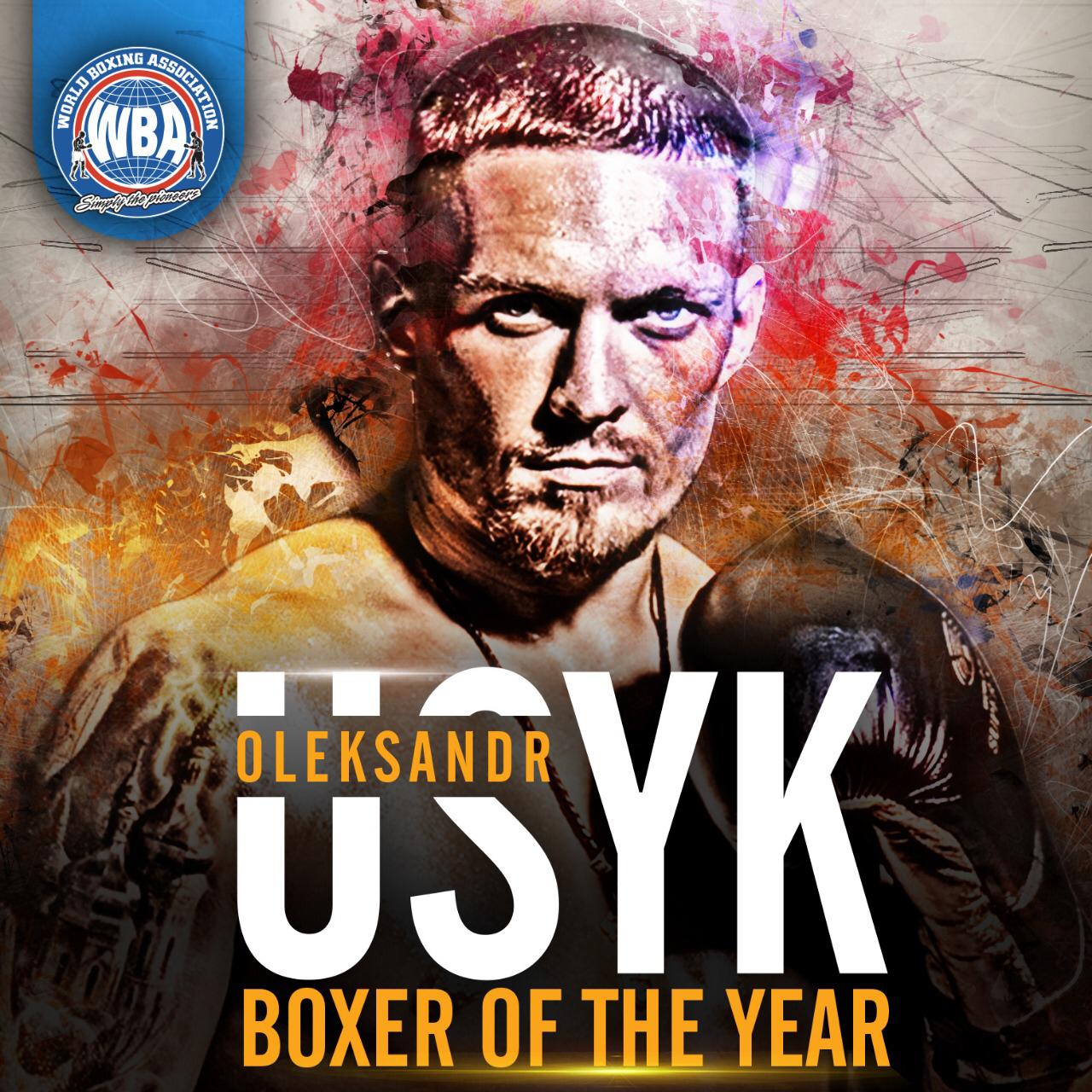 Oleksandr Usyk, el boxeador del Año en la AMB