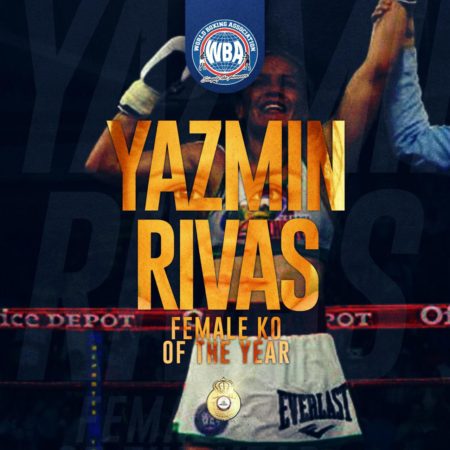Yazmin Rivas earns WBA female knockout of the year honors