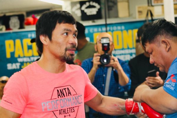 Pacquiao defends his WBA crown against Broner