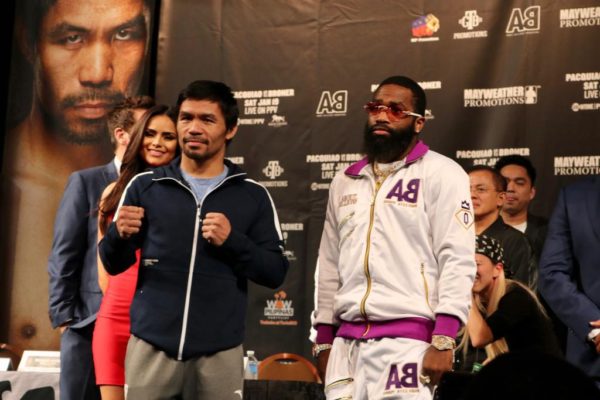 Pacquiao and Broner promise excitement at the MGM Grand in Las Vegas