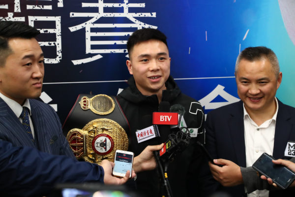 Can Xu will defend his WBA title against Wood at Matchroom Fight Camp