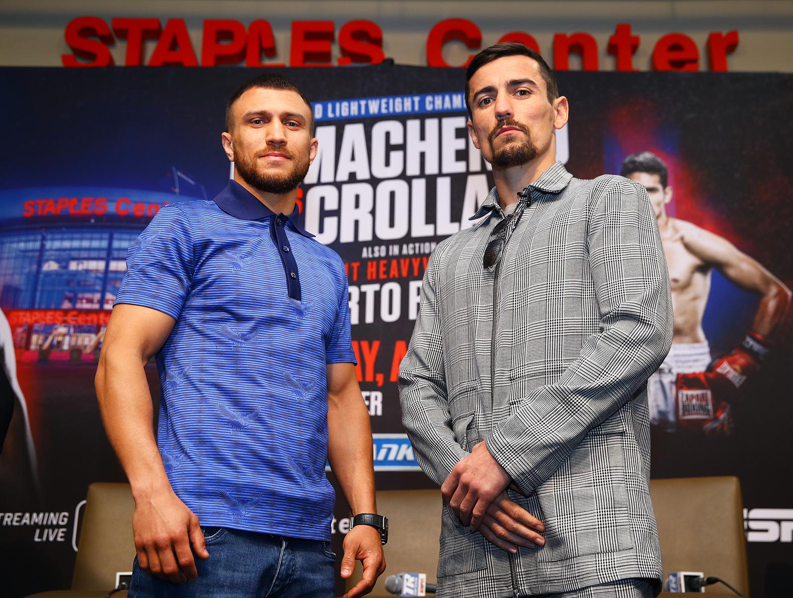 Lomachenko and Crolla hold final press conference in Los Angeles