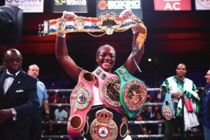 Claressa Shields issued her warnings to Marshall in Britain
