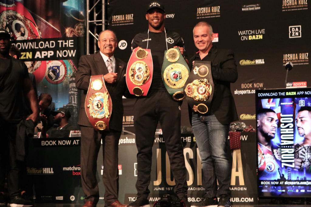 Anthony Joshua and Andy Ruiz create buzz at final presser