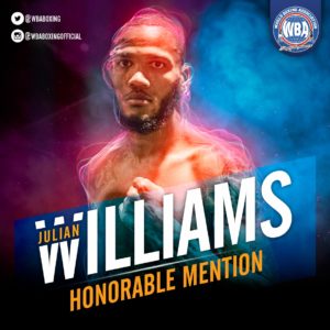 Julian Williams– WBA Honorable Mention May 2019