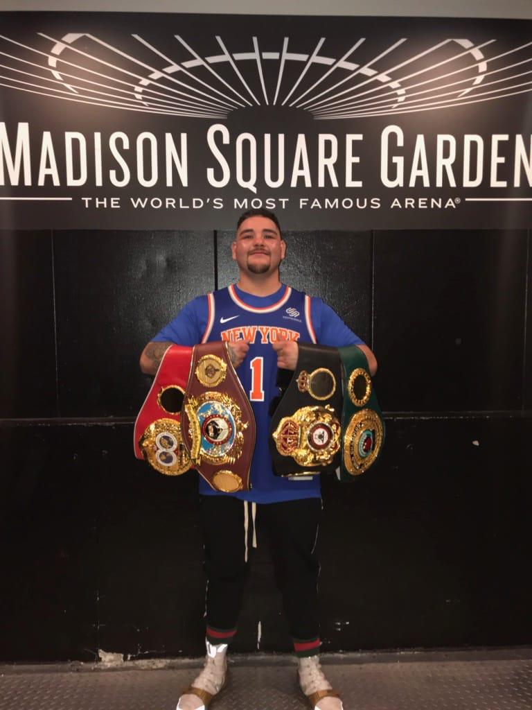 Andy Ruiz gave his opinion on a possible Joshua-Fury fight