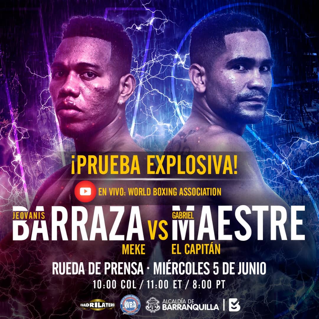 Promotion of Maestre vs Barraza arrives in Bogota