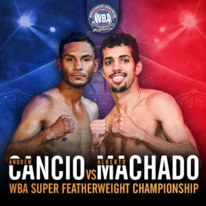 Cancio and Machado make weight for WBA Title rematch