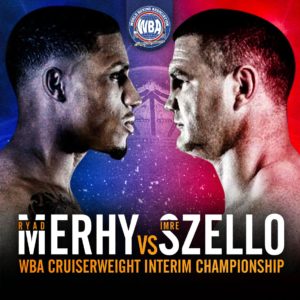 Merhy and Zsello will fight for the WBA Cruiserweight Interim Title this Saturday