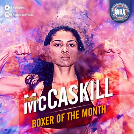 Jessica McCaskill es la Boxeadora del mes de octubre