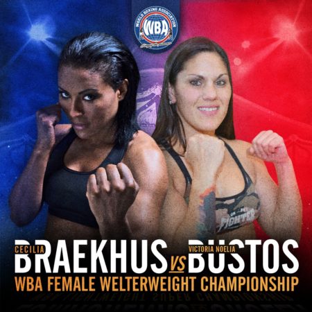 Cecilia Braekhus and Bustos are fighting for the undisputed title this Saturday