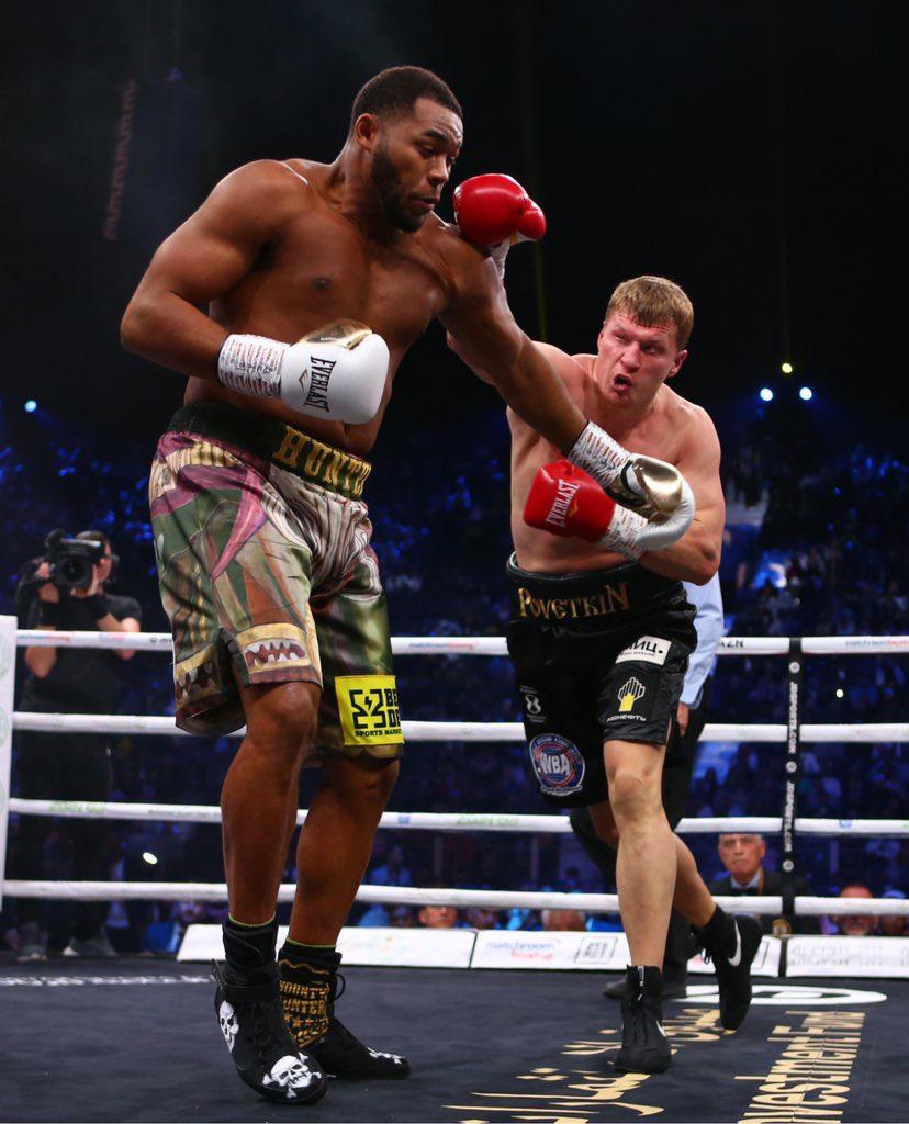 Povetkin and Hunter fight to a draw for the WBA Heavyweight Title Eliminator