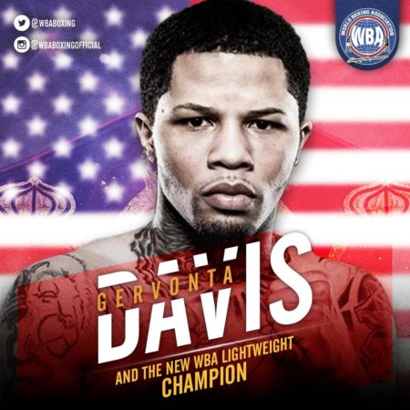 Davis wins WBA Lightweight Title with 12th round TKO of Gamboa