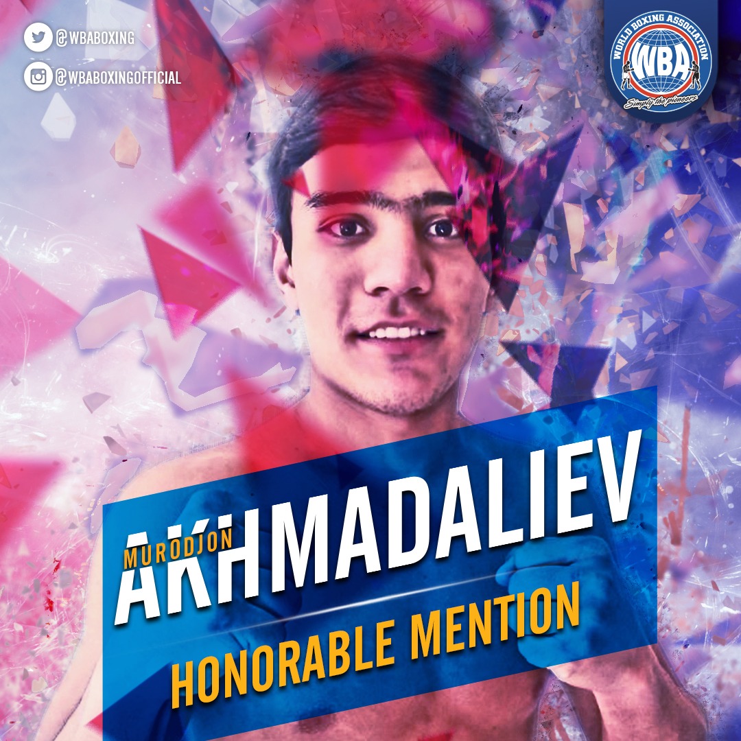 Murodjon Akhmadaliev– WBA Honorable Mention January 2020