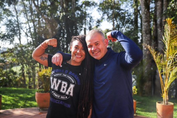 Gilbertico Mendoza and Champion Hanna Gabriels had Motivational Words With the Young Athletes