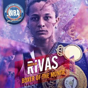 Mayerlin Rivas was the female boxer of February