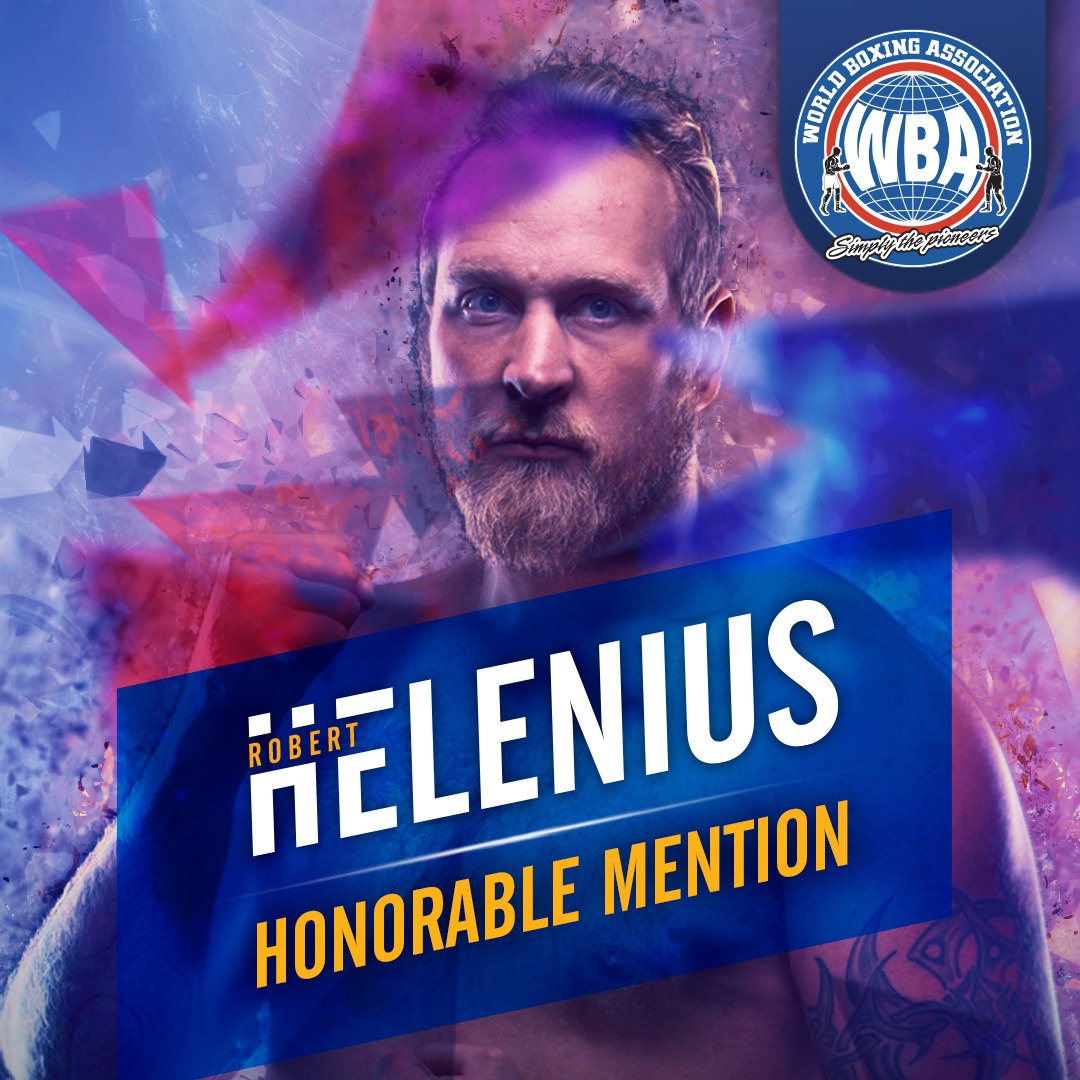 Robert Helenius– WBA Honorable Mention March 2020