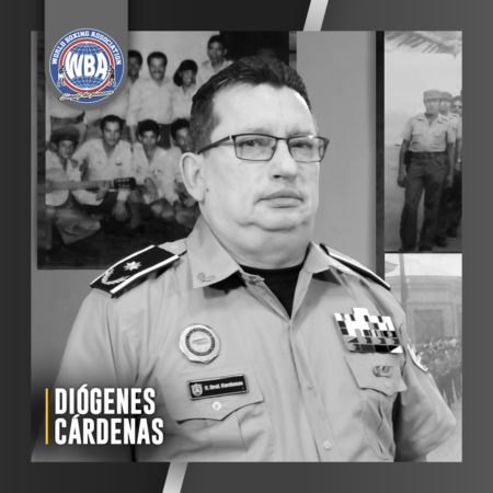 The WBA regrets the death of Diogenes Cardenas