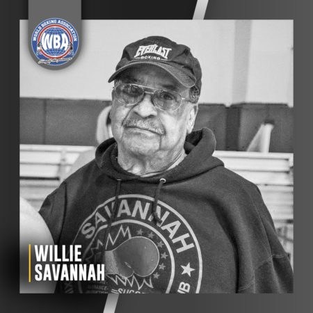 The WBA mourns the passing of Willie Savannah