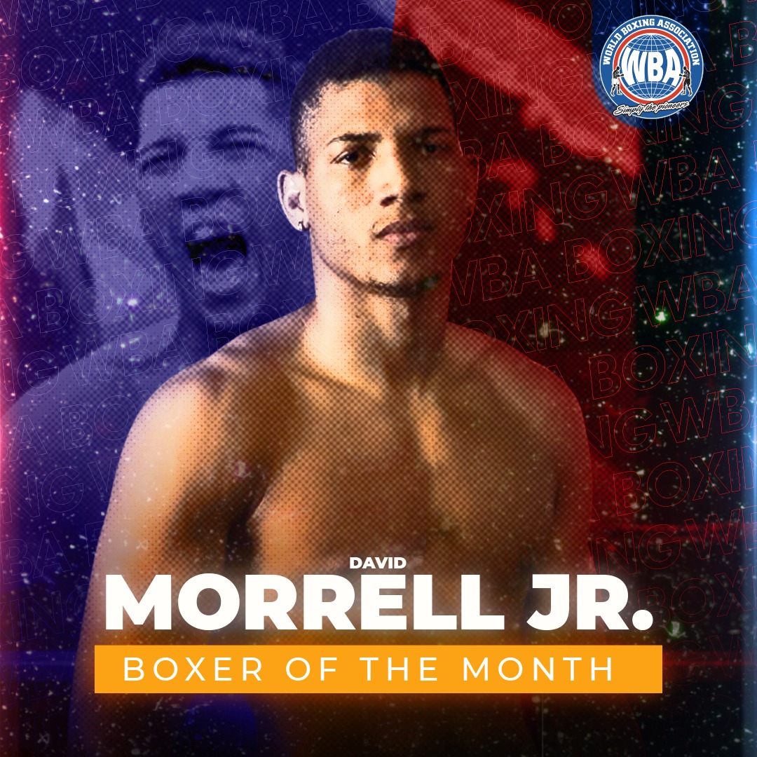 Osvary David Morrell is the WBA Fighter of the Month