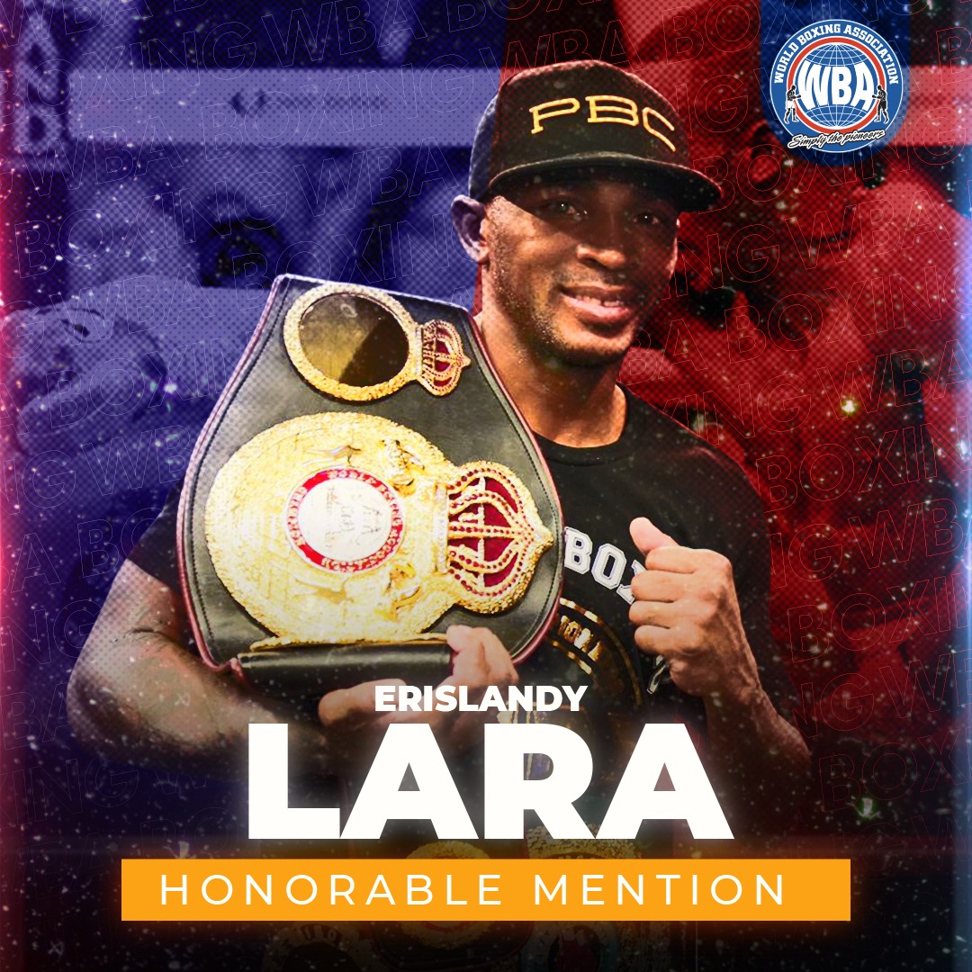 Erislandy Lara– WBA Honorable Mention August 2020