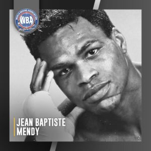 The WBA mourns the death of Jean Baptiste Mendy