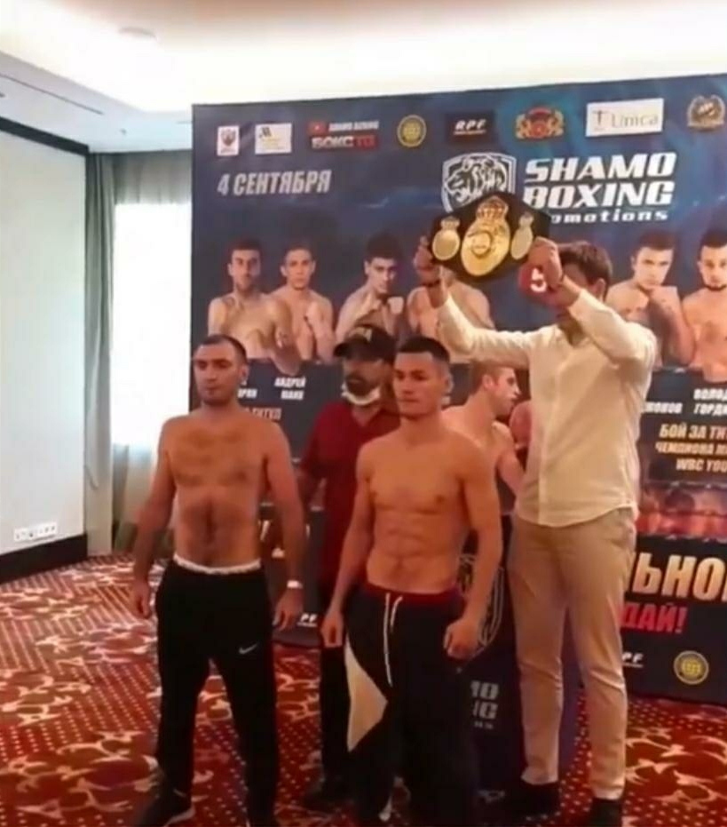 Shekhov and Kurbanov made weight in Moscow to fight for the WBA-International belt