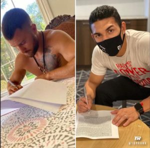 Loma y Teófimo firmaron contrato para su pelea del 17 de octubre