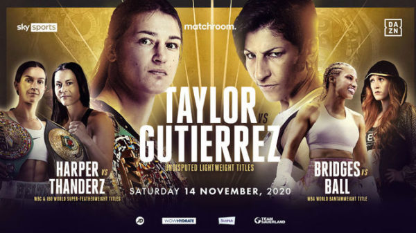 Taylor-Gutiérrez se enfrentarán el 14 de noviembre