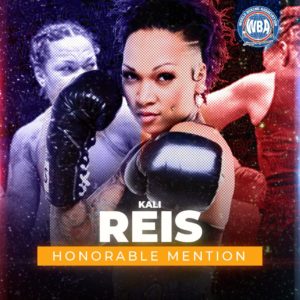 Kali Reis -WBA Honorable Mention November 2020