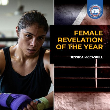 WBA grants the Female Revelation of the Year Award to Jessica McCaskill