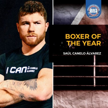 AMB premia a Canelo como Boxeador del Año