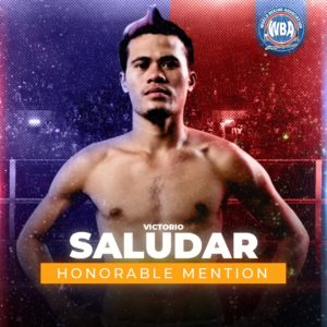 Vic Saludar -WBA Honorable Mention February 2021
