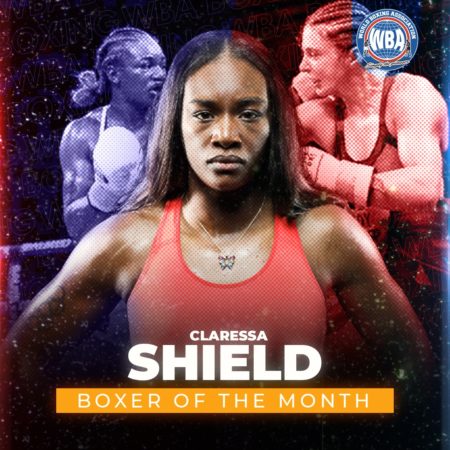 Shields was the most prominent female boxer in March and Seniesa got the "Honorable Mention"