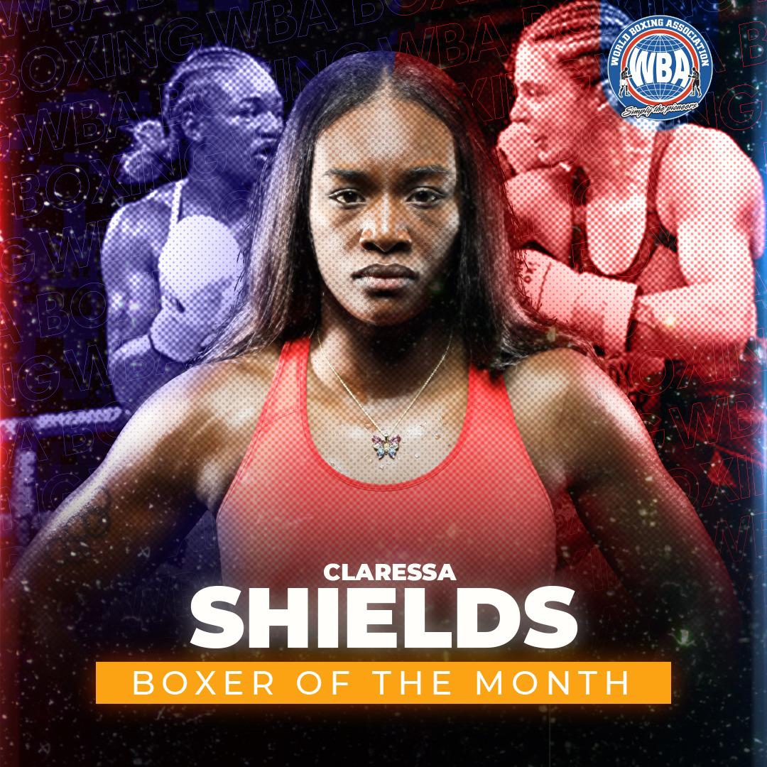 Claressa Shields  is WBA Female Boxer of the Month