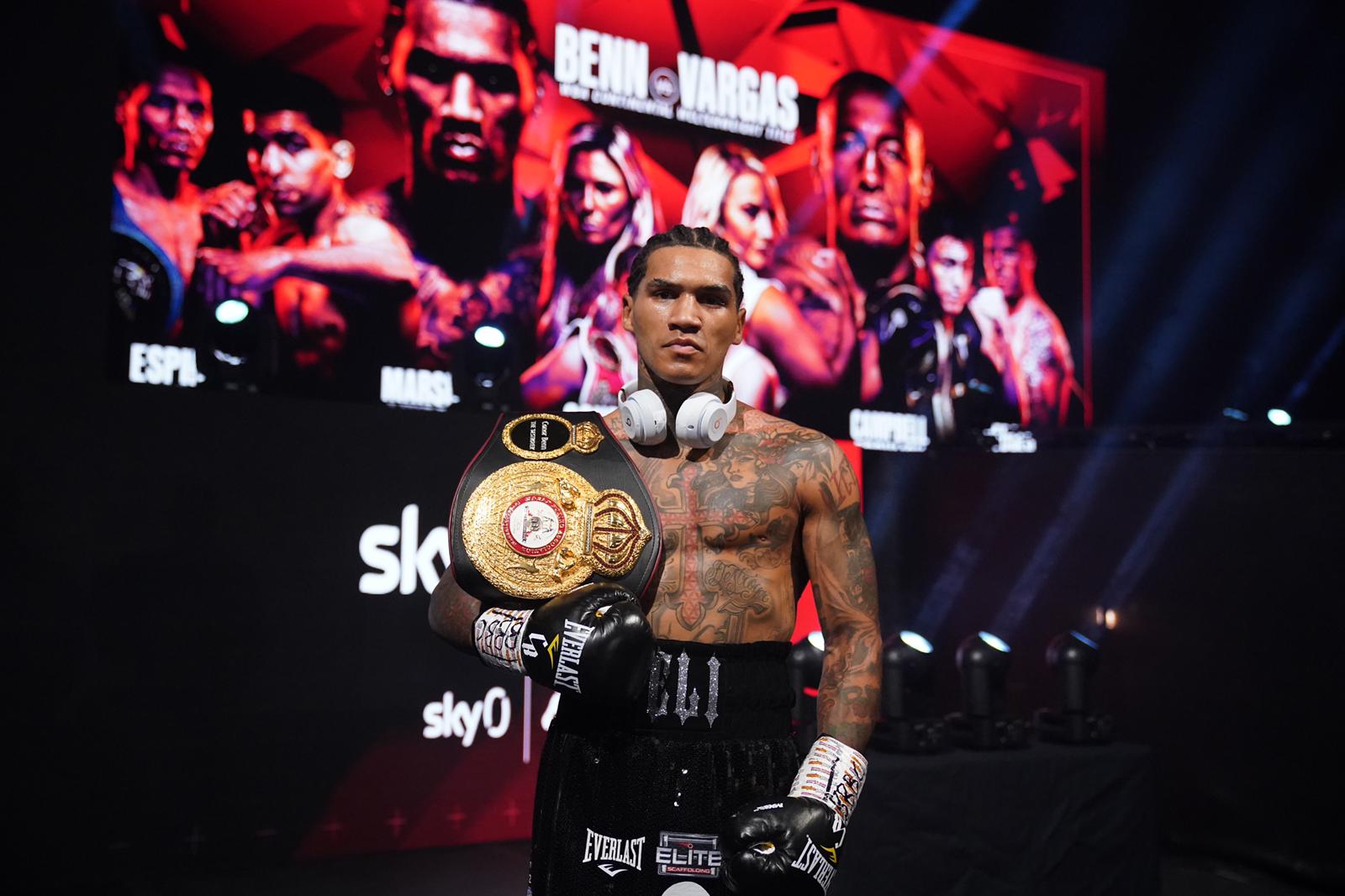 Conor Benn looks to take another step in his career 