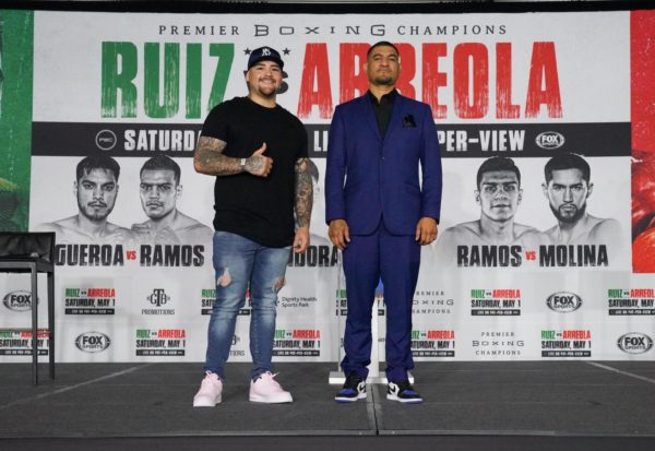 Andy Ruiz returns to the ring this Saturday for WBA eliminator against Chris Arreola