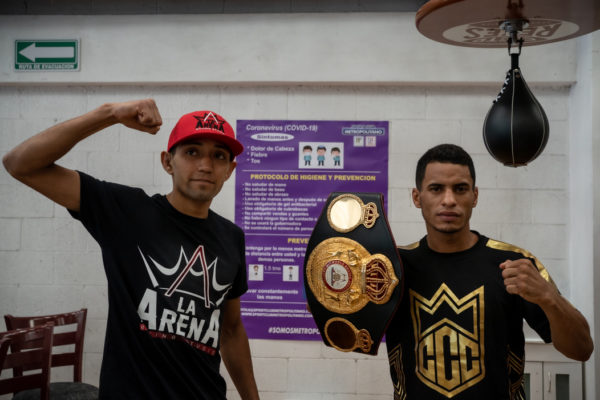 Cañizales and Bermudez went face to face at press conference
