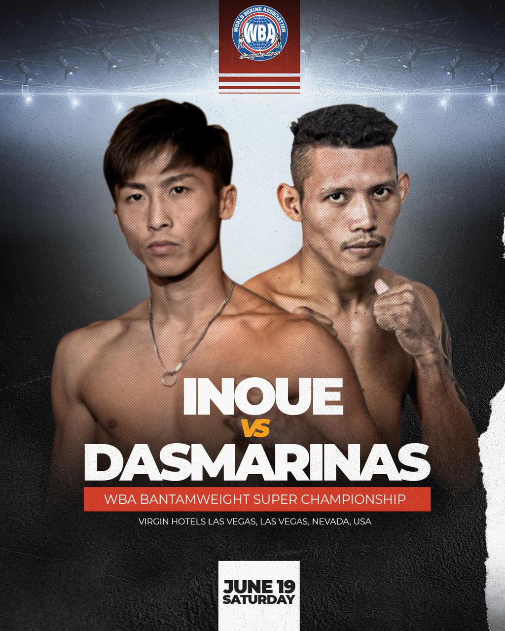 Inoue will defend against Dasmarinas on Saturday
