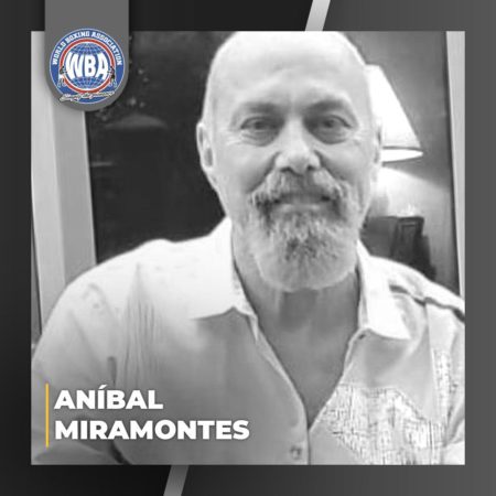 Aníbal Miramontes was a great supporter of the WBA