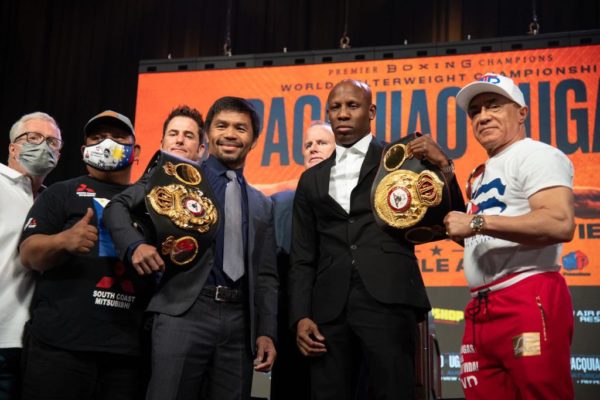 Press conference: Pacquiao and Ugas want to keep WBA belt